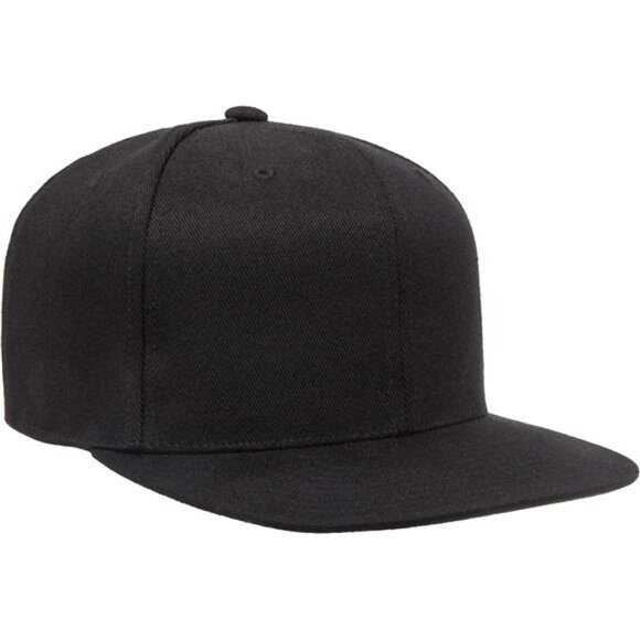 Mens Snapback Baseball Cap Flat Brim Adjustable High Profile Fitted Hat - Picture 6 of 7